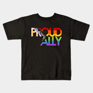 I'm a Proud Ally Kids T-Shirt